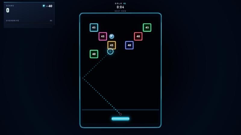 Aiming with a trajectory line on the first level.